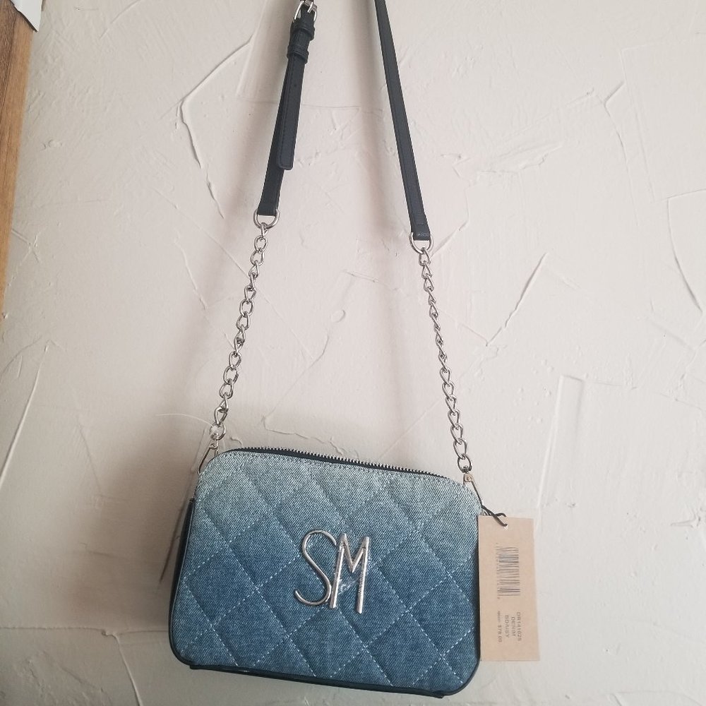 NWT Steve Madden Denim Crossbody